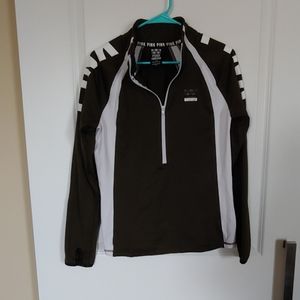 Olive Green PINK 1/4 zip